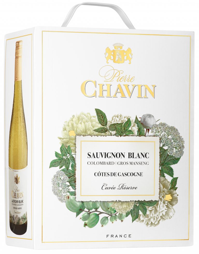 blommig box vitt vin frankrike pierre chaivn