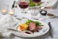recept oxfilé med potatiskaka